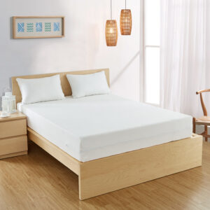 Bargoose Barrier Bedding Polyester Tricot Zippered Mattress Cover 12 Inch