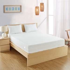 The Bedbug Solution-Six Gauge Zippered Vinyl Mattress Cover 7″ -Case of 6