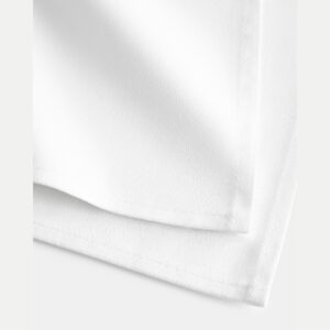 Riegel Permalux Cotton Blend Napkins White 6 Dz Per Case