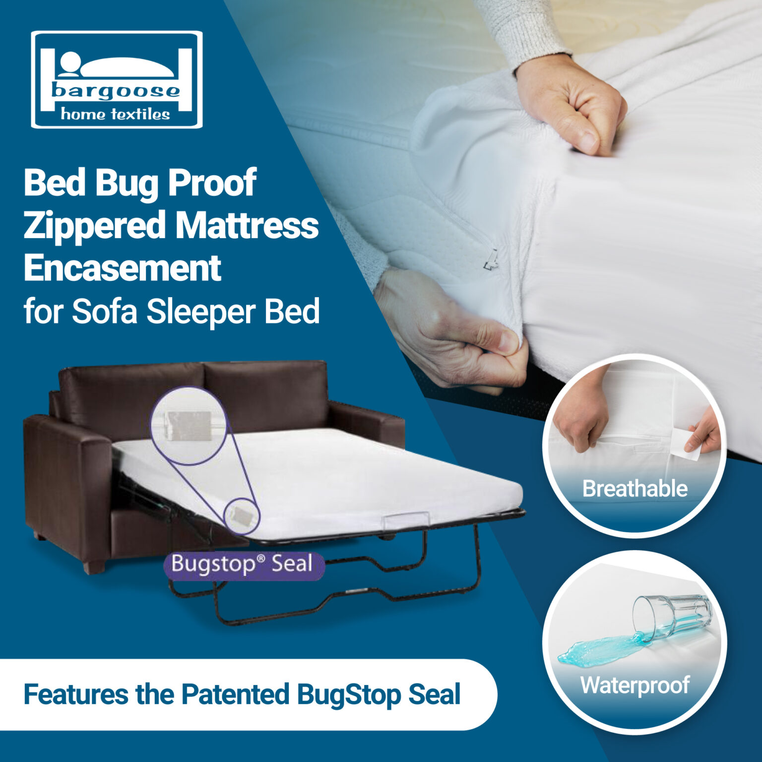 Bedbug Solution Sleeper Sofa Protection