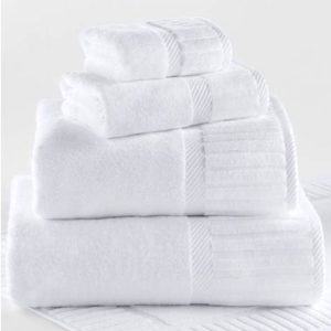 Excellence White Towel Collection-Hand Towels 16" x 32" By 1Concier