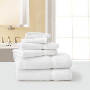 Five Star 100% Cotton Jumbo Bath Towel-White