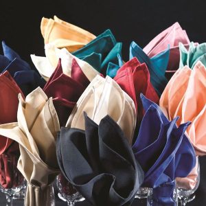 Riegel Premier Solid Color Napkins – 100% Spun Polyester-20" x 20"