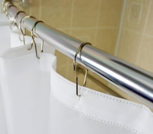 Chrome Pin Style  Shower Curtain Hooks-Case of 12 Dozen - image 1