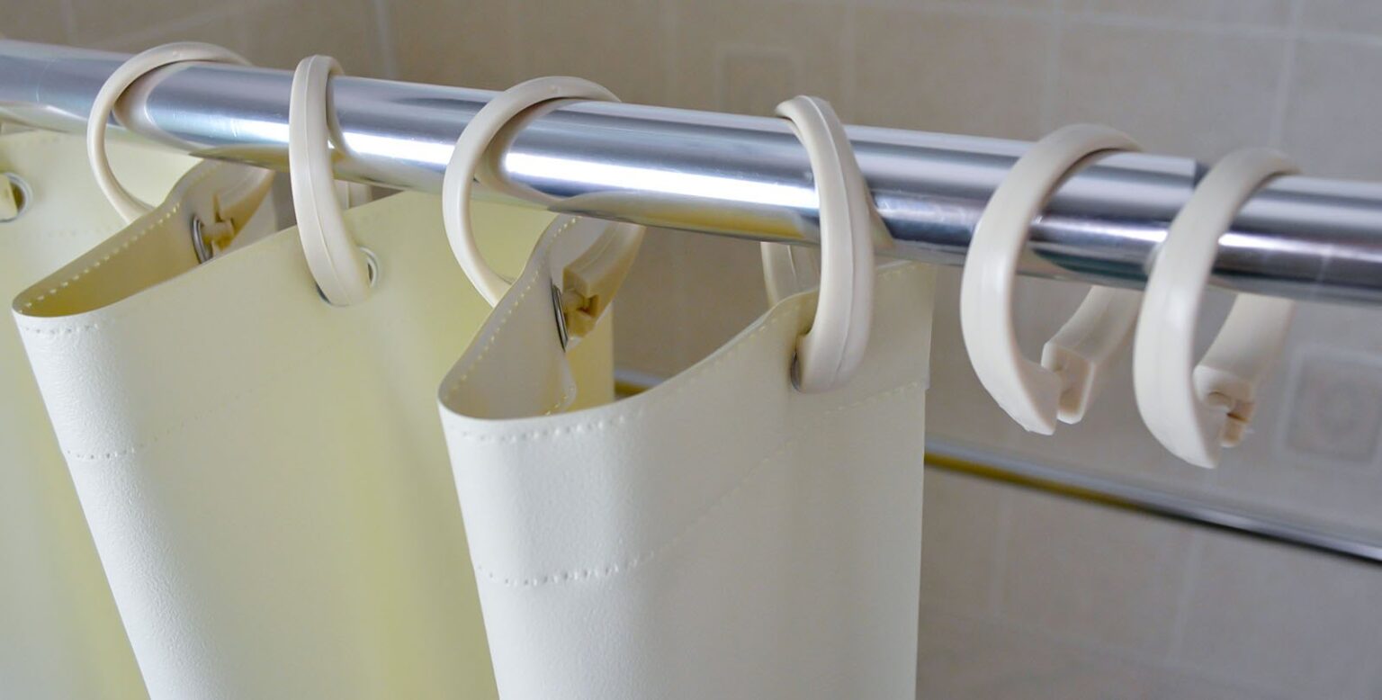 Round Side Slide Plastic Shower Curtain Hooks (12 Dozen) By Kartri - image 1