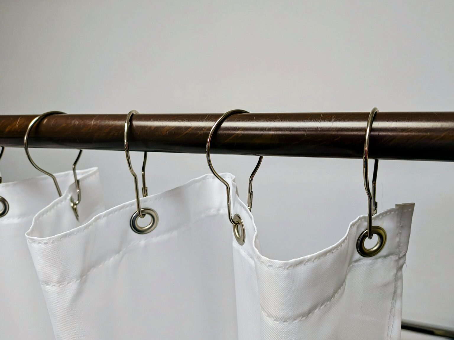 Large Chrome Pin Shower Curtain Hooks-Case of 12 Dozen - image 1