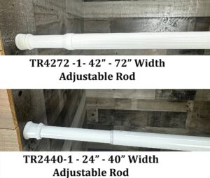 Stall Shower Curtain Tension Rod-Polished Chrome-Case of 6 - image 1
