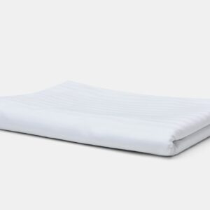 Hotel Top Sheet Folded Twill T250 Cotton Poly Satin Stripe