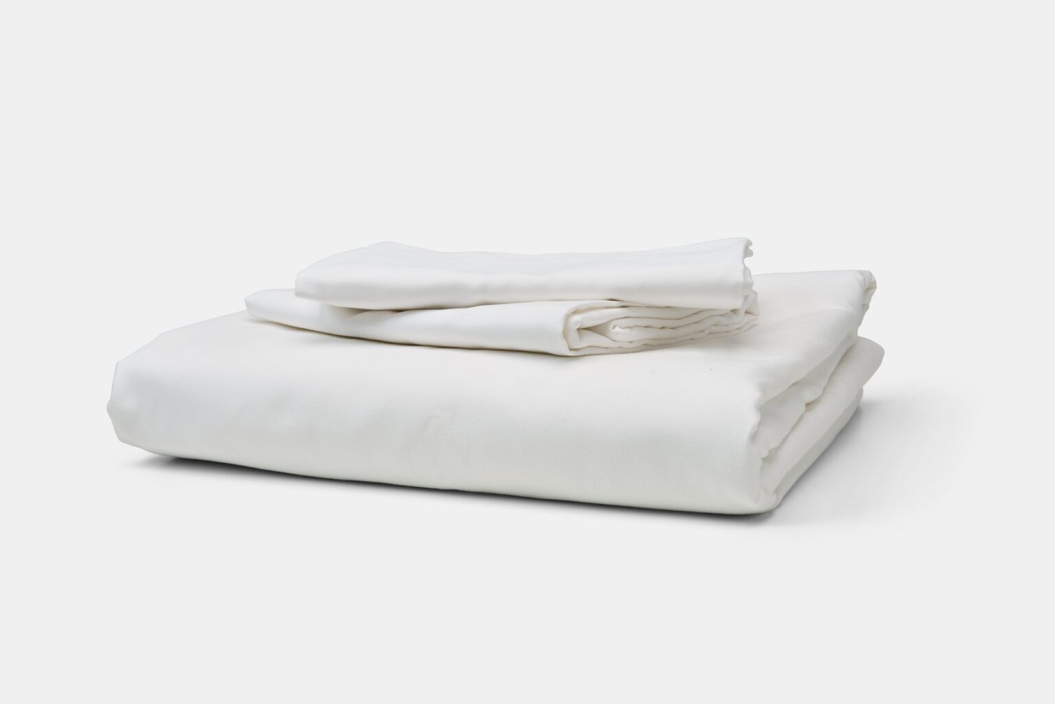 Hotel Duvet Cover Sham Stack Sateen T300 Cotton Origin