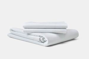 Hotel Duvet Cover Sham white Percale T200 CotPoly Thomaston