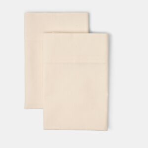 Hotel Pillowcases Bone Percale T250 CottonPoly Royal Suite