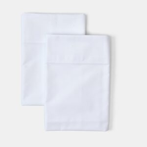 Hotel Pillowcases White Percale T250 CottonPoly Royal Suite