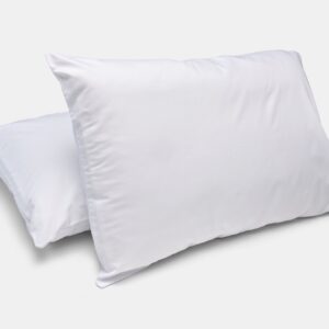 Hotel White Pillowcases on Pillows Sateen T300 Cotton American Boutique