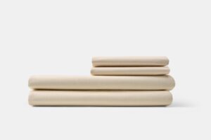 Healthcare Bed Sheet Bone Stack Percale T180 Color CotPoly Thomaston