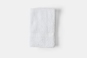 Hotel Washcloth Terry Cotton Poly Thomaston Cam White