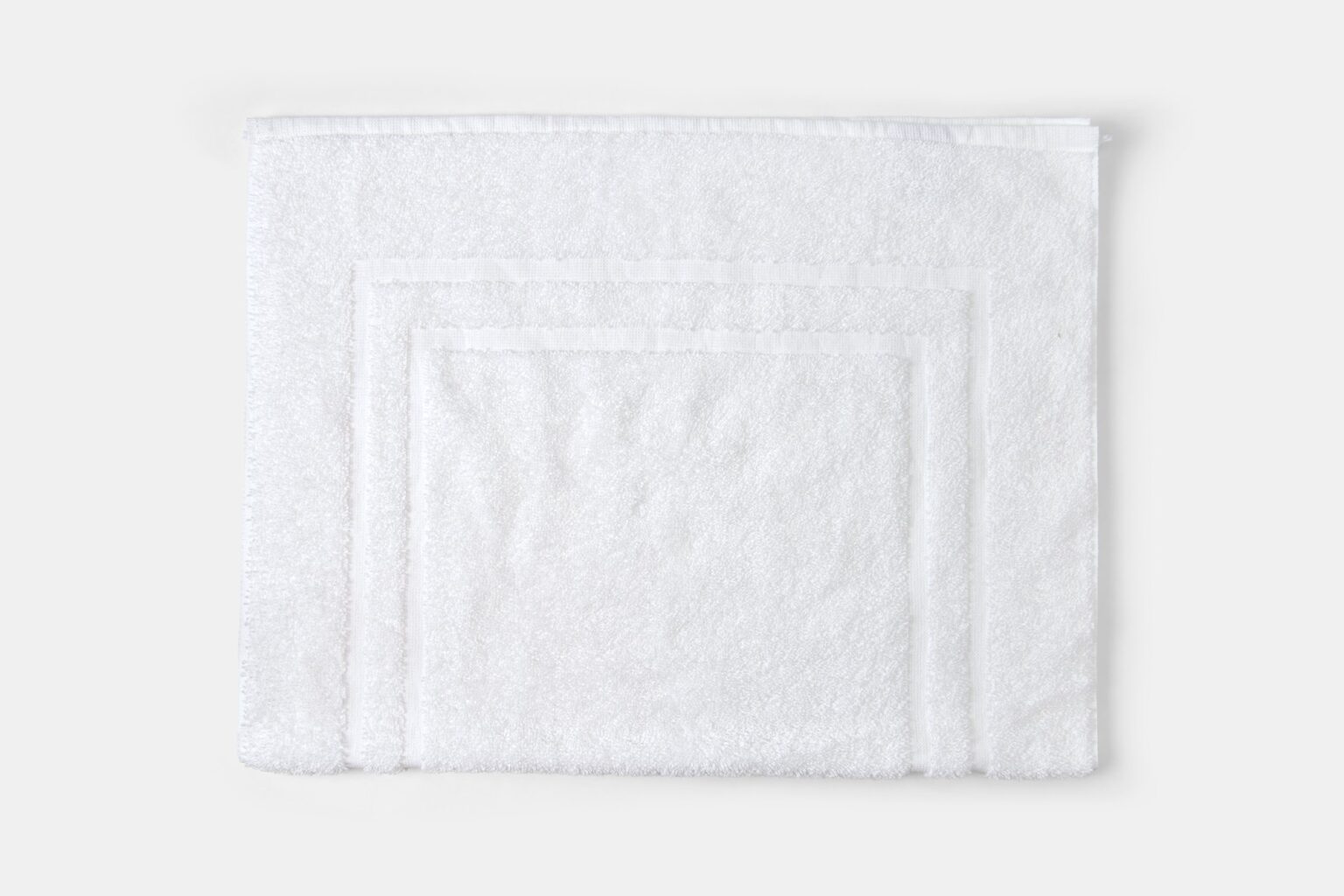 Hotel Bath Mat Luxury Terry Combed Cotton Magnolia