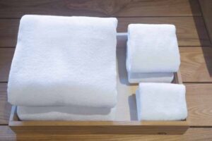 Hotel Towel Luxury Terry Combed Cotton Royal Suite Dobby in Bathroom
