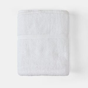 Hotel White Bath Towel Luxury Terry Combed Cotton Royal Suite Dobby