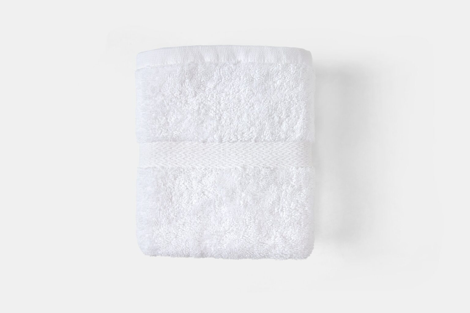Hotel White Hand Towel Luxury Terry Combed Cotton Royal Suite Dobby