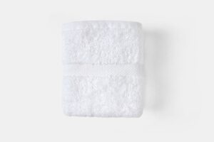 Hotel White Hand Towel Luxury Terry Combed Cotton Royal Suite Dobby