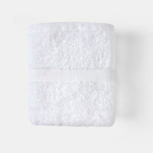 Hotel White Hand Towel Luxury Terry Combed Cotton Royal Suite Dobby
